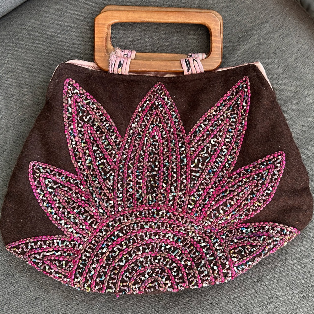 Chan Luu Hand Beaded Bag